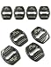 LIGHTKOREA Stainless Steel Metal Car Door Striker Lock Latches Protector Cover Dress up Accessories Pack of 4 Compatible with Hyundai Compatible with Kia Vehicles Carbon Pattern - Image 2