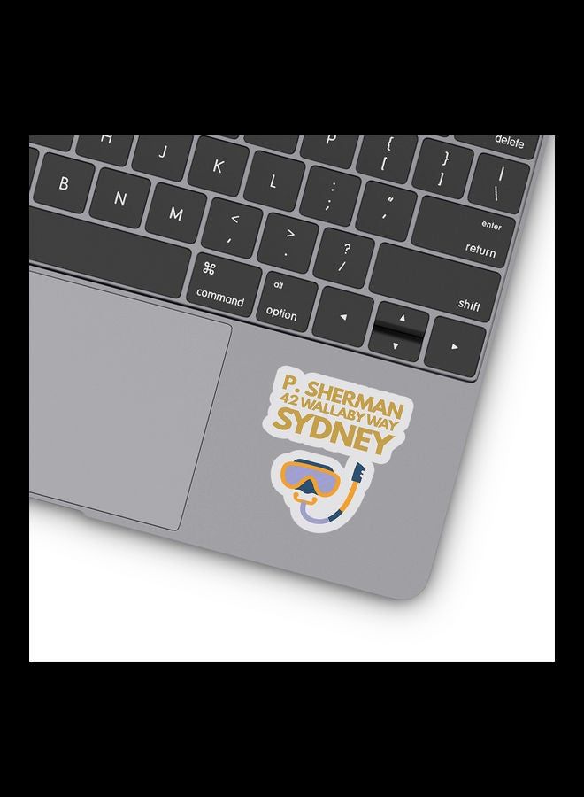 RKN Sydney Address Finding Nemo Vinyl Stickers For Laptop - Image 1