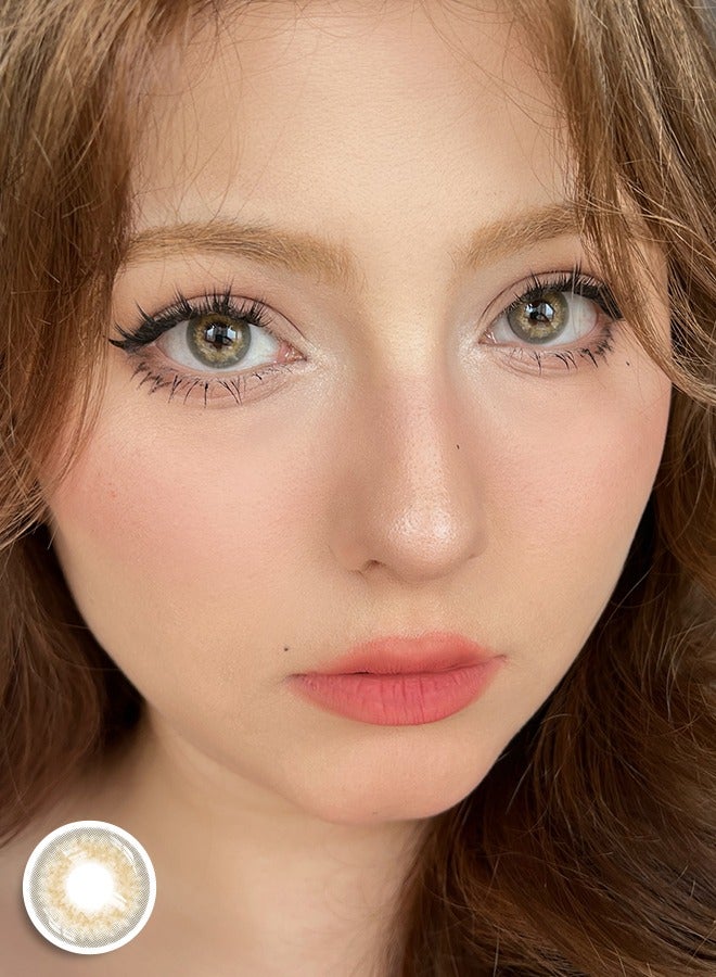 سيدة جديدة عدسات لاصقة ملونة بنية من فريش ليدي للاستخدام السنوي - Image 4