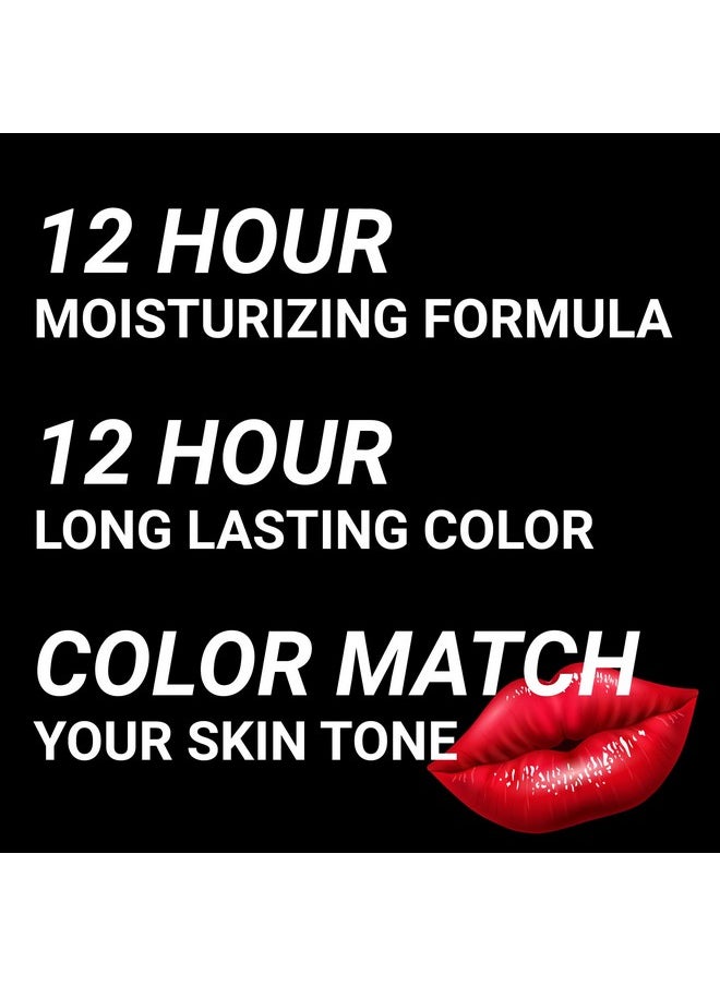 MOODmatcher MOODmatcher Twist Stick Original Color-Change Lipstick, Red-12 Hour Long Wear, Waterproof, Ultra Hydrating With Aloe & Vitamin E, Smudgeproof, faderproof & Kissproof (Light Blue)  - Image 2