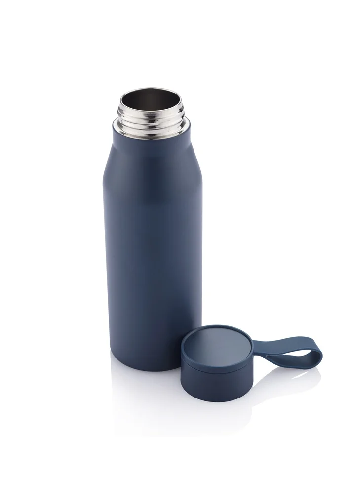 هانز لارسن زجاجة مياه ستانلس ستيل فاخرة من هانز لارسن معزولة للساخن والبارد خالية من البيسفينول  مع حزام  مل