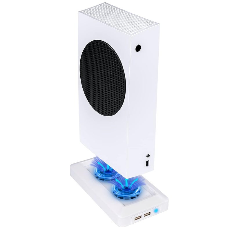 U/D Console Cooling Fan Compatible for Xbox Series S USB External Cooler Turbo Temperature Control Fan Console Cooling System for Xbox Series S - Image 1