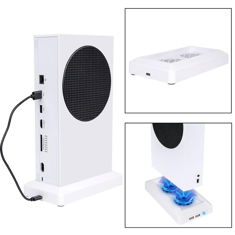 U/D Console Cooling Fan Compatible for Xbox Series S USB External Cooler Turbo Temperature Control Fan Console Cooling System for Xbox Series S - Image 3