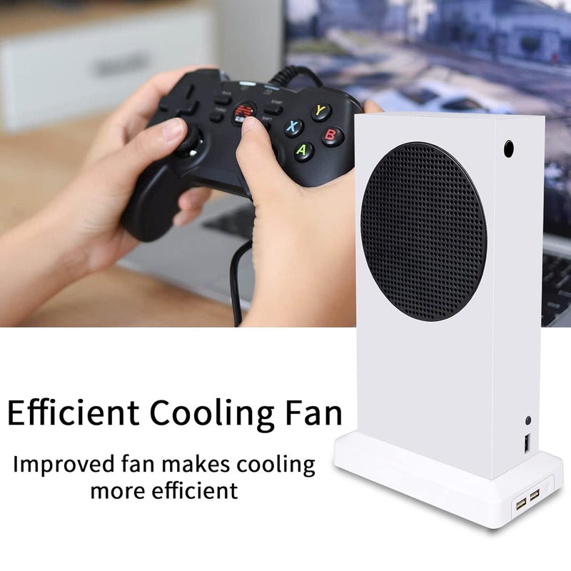 U/D Console Cooling Fan Compatible for Xbox Series S USB External Cooler Turbo Temperature Control Fan Console Cooling System for Xbox Series S - Image 4