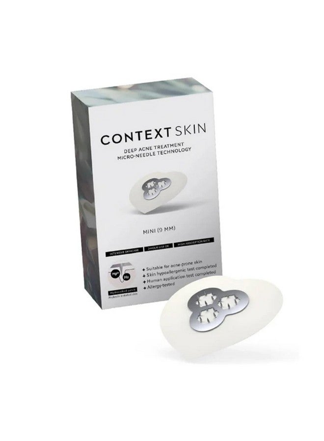 كونتكست سكن لاصقات كونتكس سكين لعلاج حب الشباب للوجه | علاج فعال لحب الشباب مع مغنيسيوم عالي النقاء، وزيت السيكا المهدئ، وشجرة الشاي، والأوكالبتوس | ١٠ لاصقات هيدروكولويدية للشفاء السريع وتسكين الألم (صغيرة الحجم) - Image 1