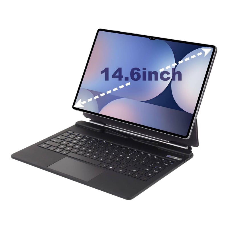 DGG حافظة آيباد متوافقة مع عدة موديلات آيباد باللون أسود باللون الأسود iPad - Image 2