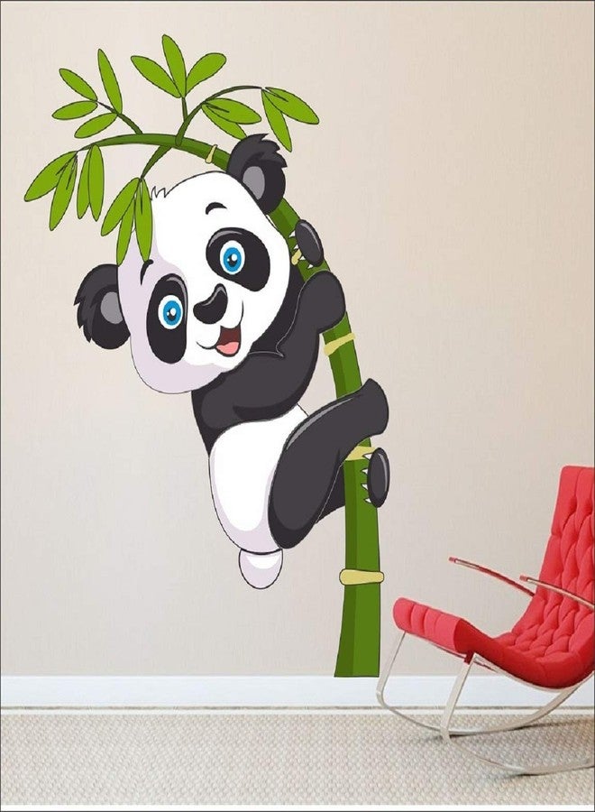 Walltech Set of 2 Wall Sticker Baby Panda and Hand Drawn Dreamcatcher Wall Sticker - Image 2