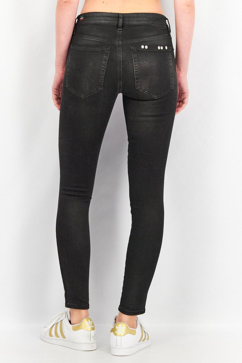 DIESEL Women Se Slandy Super Slim Skinny Jeans, Black  - Image 3