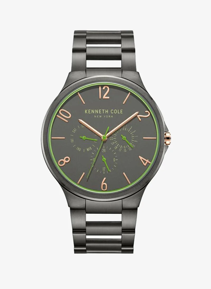 Kenneth Cole New York Kenneth Cole New York Watch For Men With Gray Stainless Steel Bracelet 3 ATM - KCWGK2218804