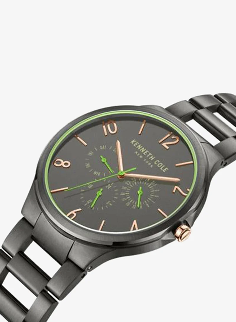 Kenneth Cole New York Kenneth Cole New York Watch For Men With Gray Stainless Steel Bracelet 3 ATM - KCWGK2218804