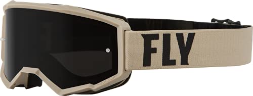 Fly Racing Focus Sand Goggles KhakiBrown Dark Smoke Lens MX Clear Vision - Image 1