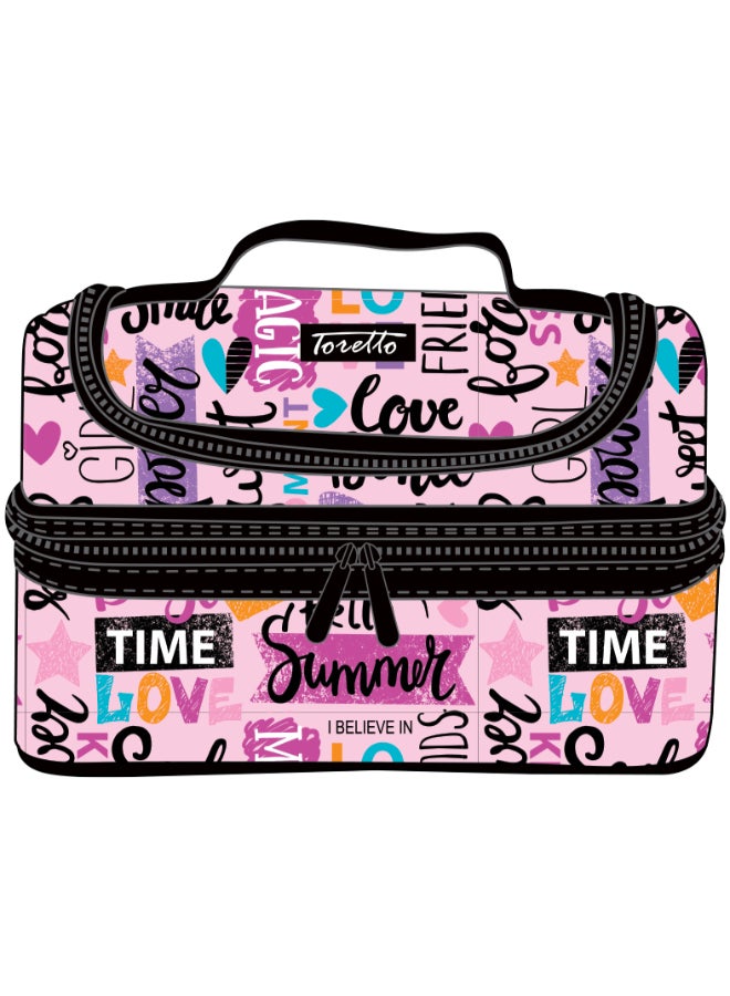 Toretto 4 PCS Backpack Set with 17 " School Backpack , Lunch Bag, Water Bottle & Pencil case, Gift for girls - Image 4