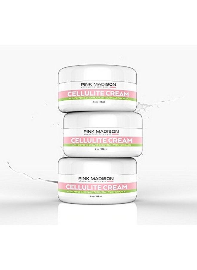 Pink Madison - Skin Tightening Cellulite Remover Cream With Caffeine Organic Green Tea & Hyaluronic Acid. Best Cellulite Treatment For Skin Firming And Tightening. Natural Firming Lotion For Legs Arms Stomach. - Image 1