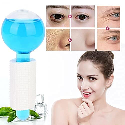 ONTRIP Facial Ice GlobeSmart Cool Face Roller Ball Facial Massage Tools for for Neck Eye Circle Reduce Puffiness Anti Ageing Wriknles Soothing Firming Skin 2PcsONTRIP - Image 3
