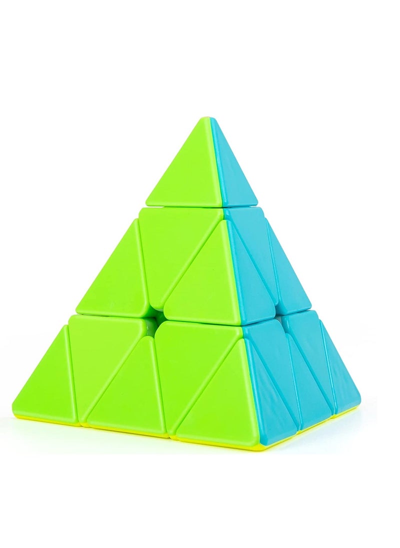 Magic Cube Speed Cube Pyramid 3 3 3 Stickerless Frosted Triangle Puzzle Magic Cube - Image 1
