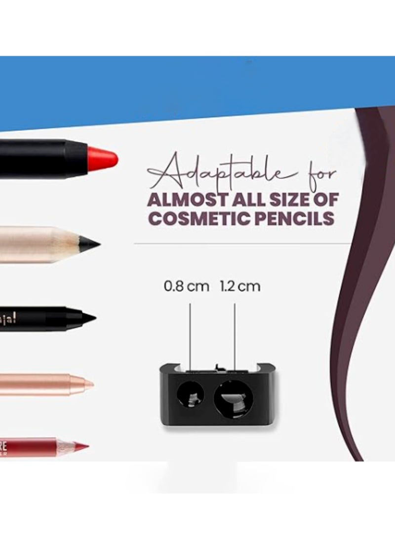 Generic Eyebrow Pencil/Lip Liner Sharpener | (2-in-1) for Jumbo & Regular Pencil Sharpener  - Image 2