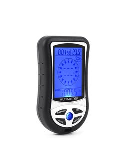 8-in-1 Multifunctional Electronic Altimeter Barometer LCD Digital Compass Thermometer Portable Handheld Height Gauge Weather