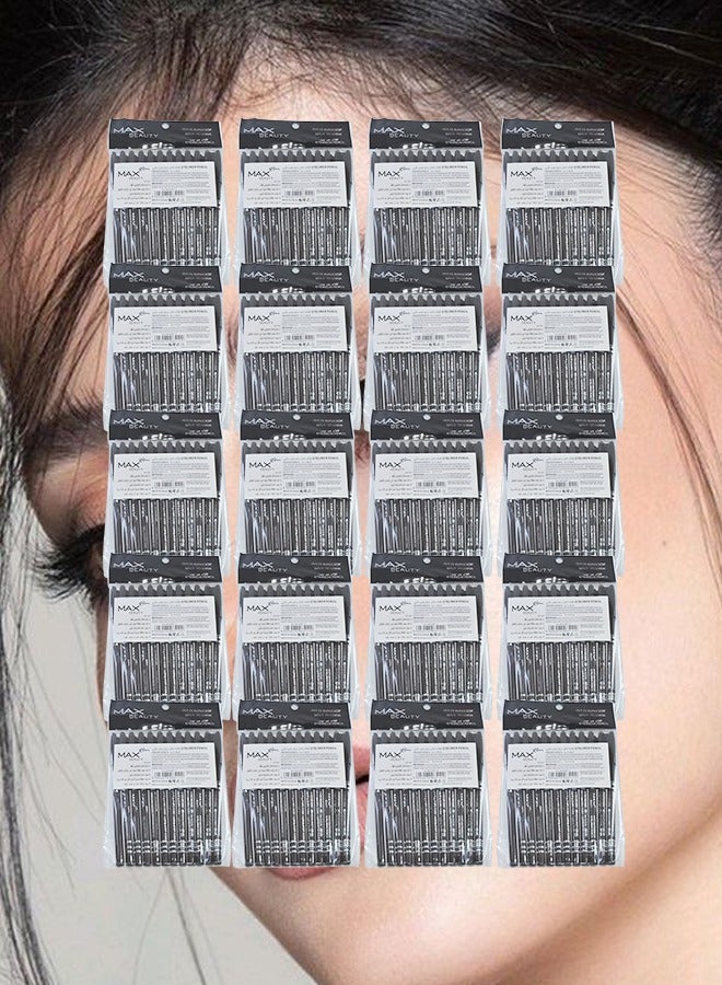 ماكس بيوتي طقم كحل أسود 240 قطع مقاوم للماء ويدوم طويلاً طبي - Image 1