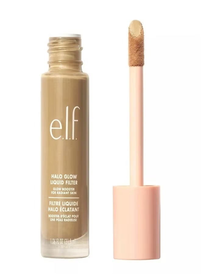 elf e.l.f. Halo Glow Liquid Filter Complexion Booster – Shade 3.5 Medium 31.5ml, Illuminating Liquid Makeup for Radiant Soft-Focus Glow with Hyaluronic Acid, Hydrating, Vegan & Cruelty-Free - Image 2