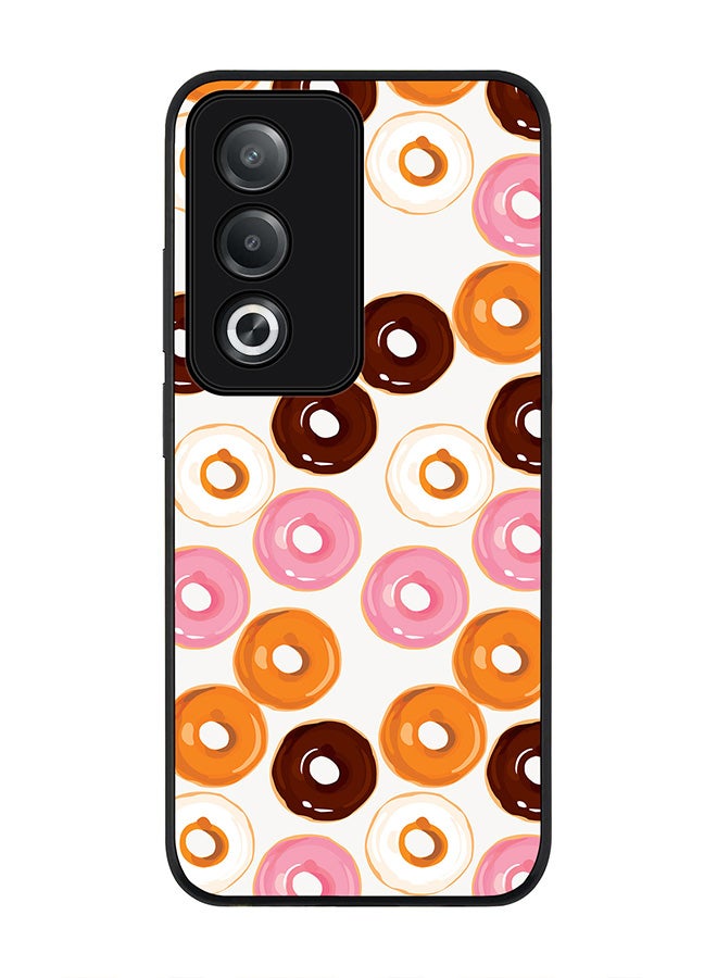 Stylizedd For Oppo A3 Pro / A80 Case,Slim fit Camera Protection, Shockproof Thin Phone cover - Donut Drops - Image 1