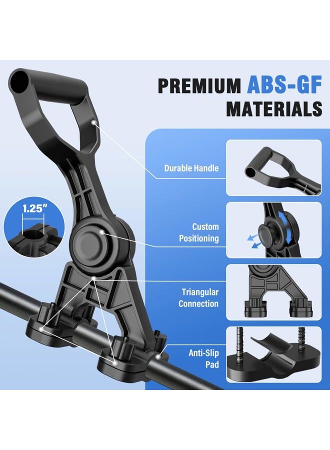 Goldusk Adjustable Snow Shovel Handle, Goldusk 5-Angle Ergonomic Extension Handle for Snow Removal & Garden Tools, ABS+GF Universal Assist Handle for Snow Shovel, Rake, String Trimmer, Back-Saving Design - Image 5