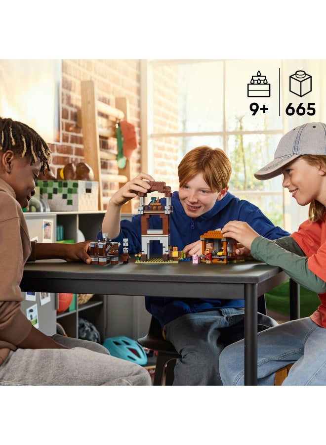 ليغو هدية لعبة بناء لهواة الألعاب الموقع الأمامي للناهب والوحش القروي 21278 من ليغو® Minecraft®‎ - Image 3