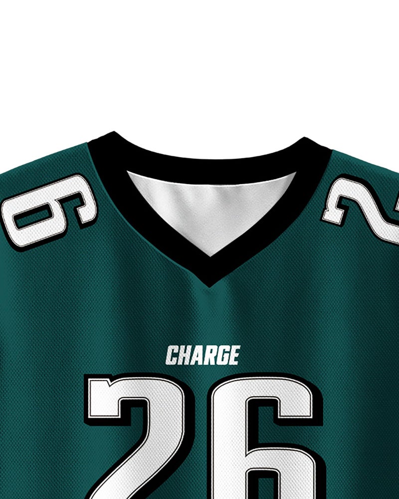 Hjshfue Kids Football Jersey Boys and Girls Mesh Athletic Sports Shirt Breathable Lightweight Training Jerseys - Image 4