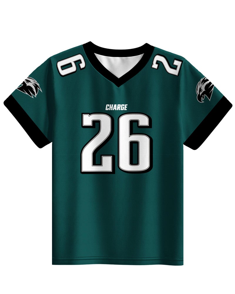 Hjshfue Kids Football Jersey Boys and Girls Mesh Athletic Sports Shirt Breathable Lightweight Training Jerseys - Image 1