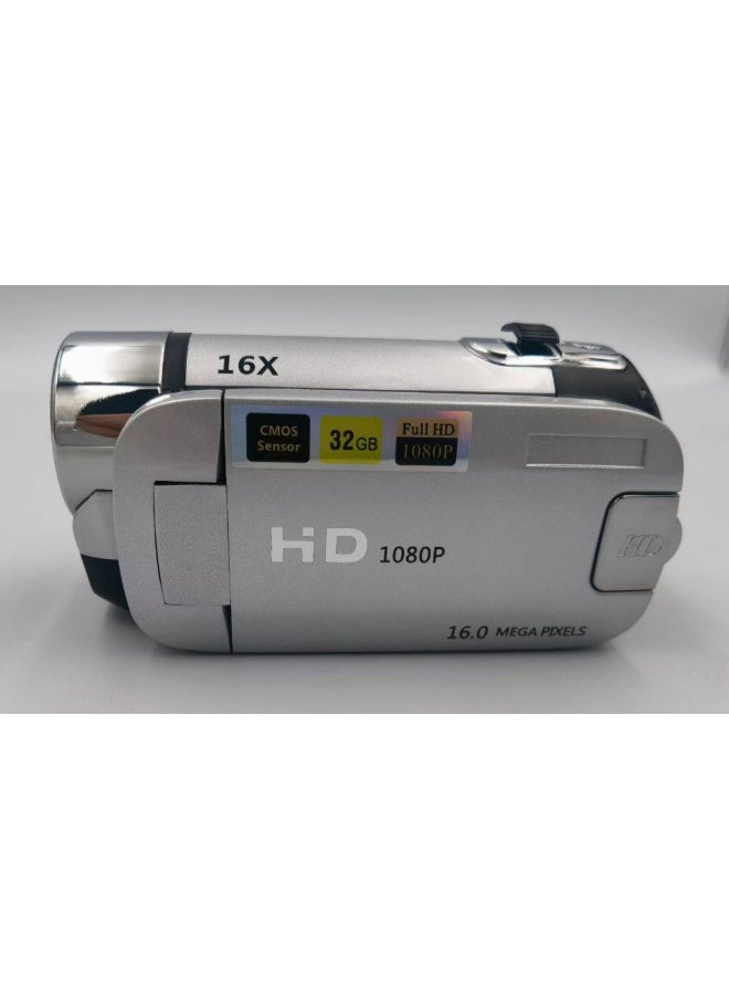 Generic 1600 Million Pixel Gift Hd Digital Camera Domestic Neutral D100 English High Definition Digital Camera-Body Color:Silver Beauty Gauge  - Image 1