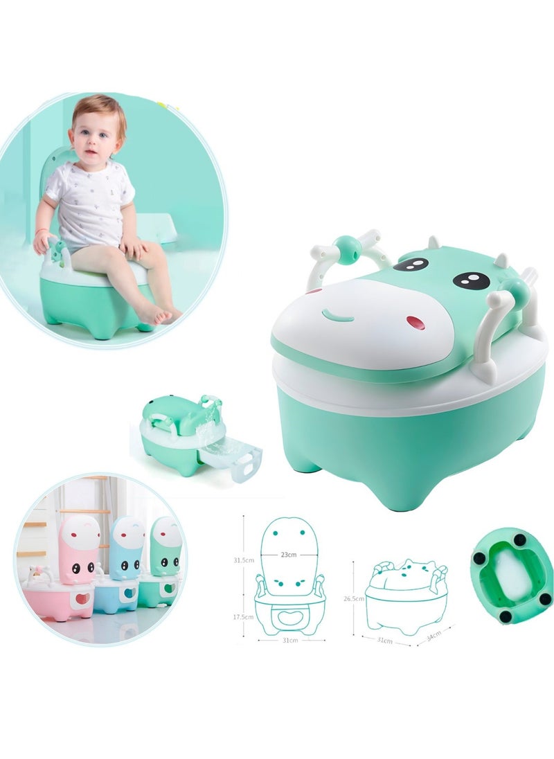 Generic - Baby Potty Training Toilet With Handle Simulation Large Capacity Removable Child Potty Training Chair for Boys and Girls Handles Splash Guard Comfortable Seat for Toddler - Image 1
