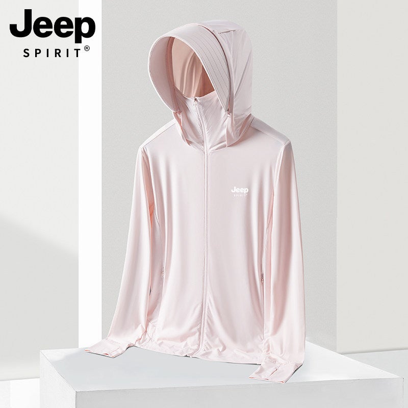 JEEP SPIRIT جاكيت جيب سبيريت الواقي من الأشعة فوق البنفسجية بقماش الحرير الجليدي - ملابس خارجية خفيفة وقابلة  للتنفس - Image 5