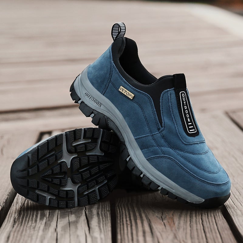 Popular Outdoor Sports Shoes, Men'S Casual Shoes, Waterproof And Non-Slip Work Safety Shoes, Wear-Resistant Thick-Soled Men'S Shoes - Image 1
