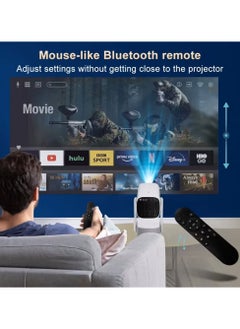 Generic Portable Mini Projector with Ambient Lamp - Native 1080P Resolution with 4K Support  - Image 5