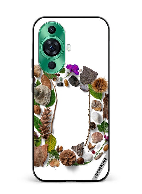Protective Case Cover For Huawei nova 11 Pro Alphabet D Design Multicolour