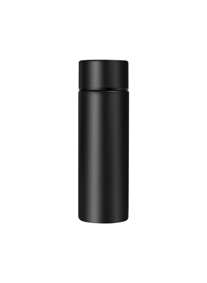 coocuture Cute Water Bottle - 5 Oz Mini Insulated Stainless Steel Bottle - Keeps Cold for 12 hours, Hot for 6 hours, Perfect for Purse or Kids Lunch Bag （Black） - Image 1