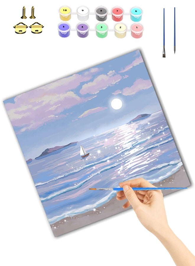 DIY Paint by Numbers Kits with Frame, High-quality Oil Painting on Canvas, the Perfect Partner for Children’s Growth  - Image 1