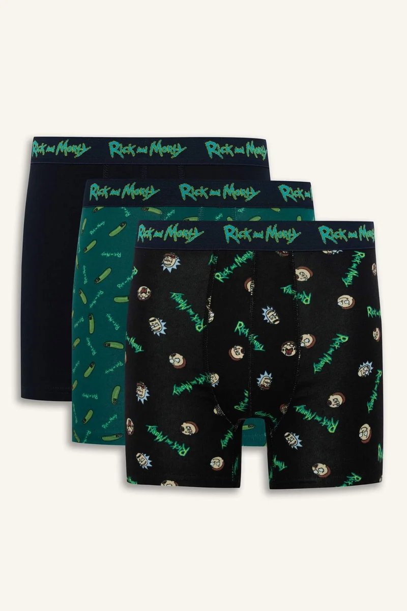 ديفاكتو Rick and Morty Licensed Regular Fit 3 piece