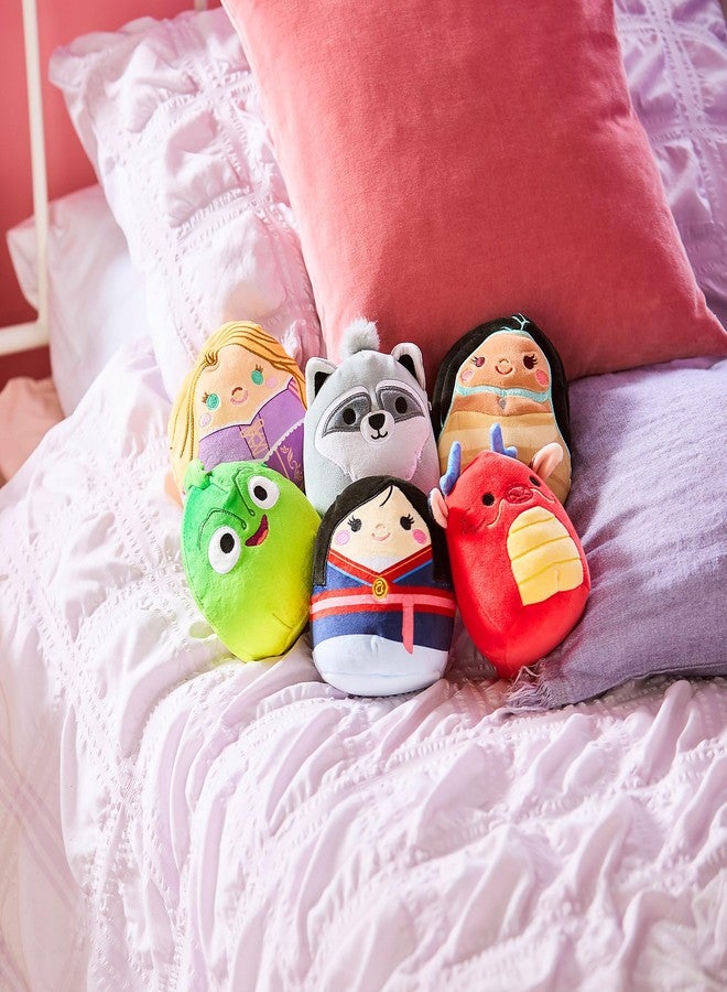 Disney Store Official Disney Princess Squishmallows Plush Set - 6 Squishmallow Mini 5" Plush Figure Toys Featuring Mulan, Rapunzel, Pocahontas with Mushu, Pascal, Meeko - Plushies for Girls - Image 2