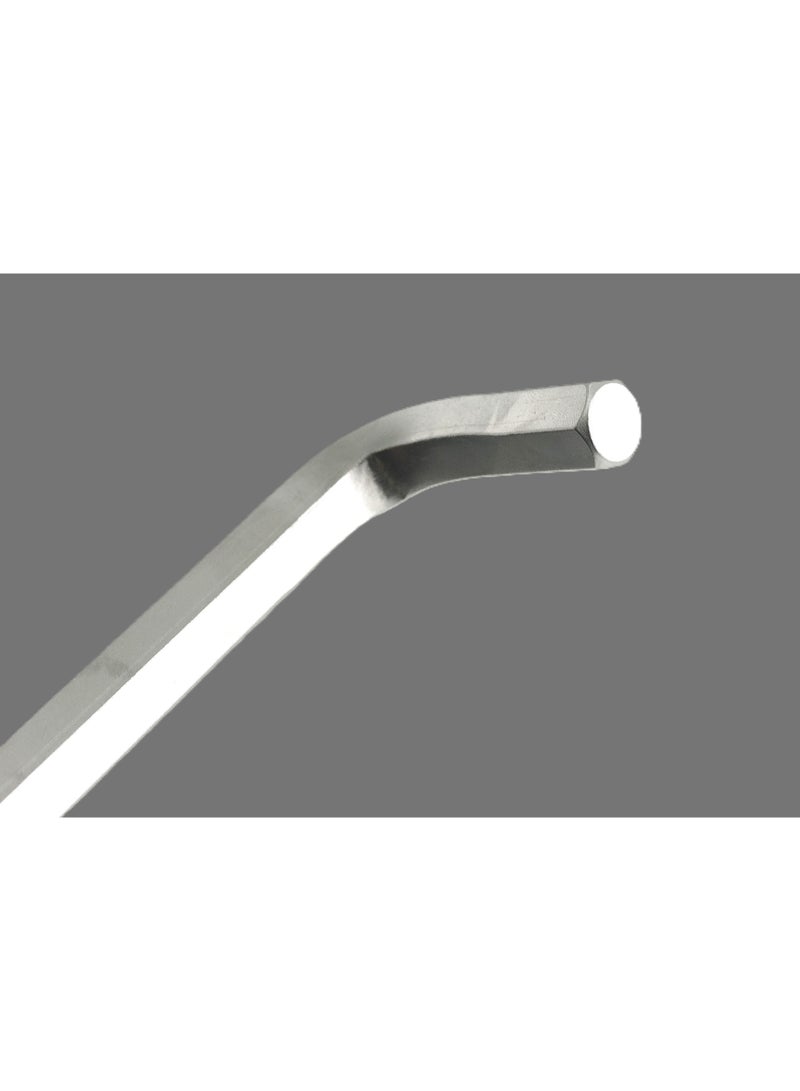 jetechtool مجموعة مفاتيح سداسية جيتك 9 قطع، مقياس، معالجة حرارية، تصميم L، مطلية مسطحة، فولاذ صناعي متقدم، صلابة عالية، صغيرة، مجموعة مفاتيح ألين من 1.5 مم إلى 10 مم - PS-C9 - Image 5