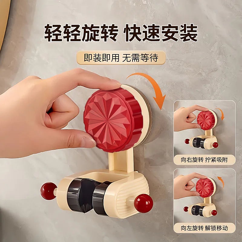 Hole-Free Strong Vacuum Suction Cup Movable Toilet Nozzle Fixing Seat Adjustable Shower Head Bracket - Image 3