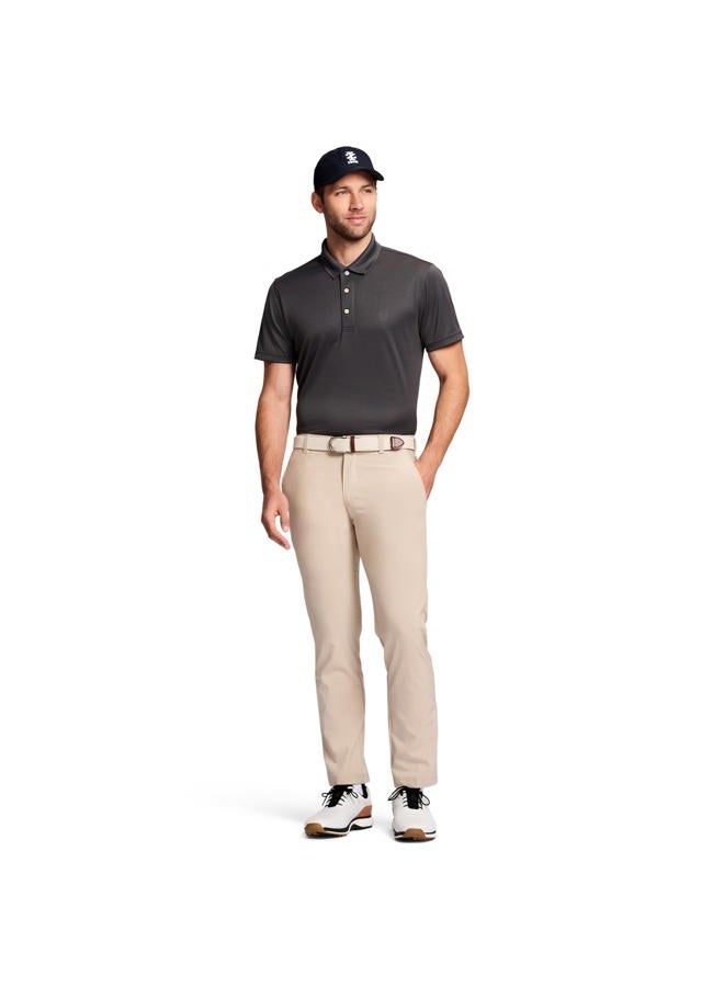 IZOD Men's Golf Swingflex Slim Fit Pant Casual, R. Khaki, 32W / 30L - Image 3