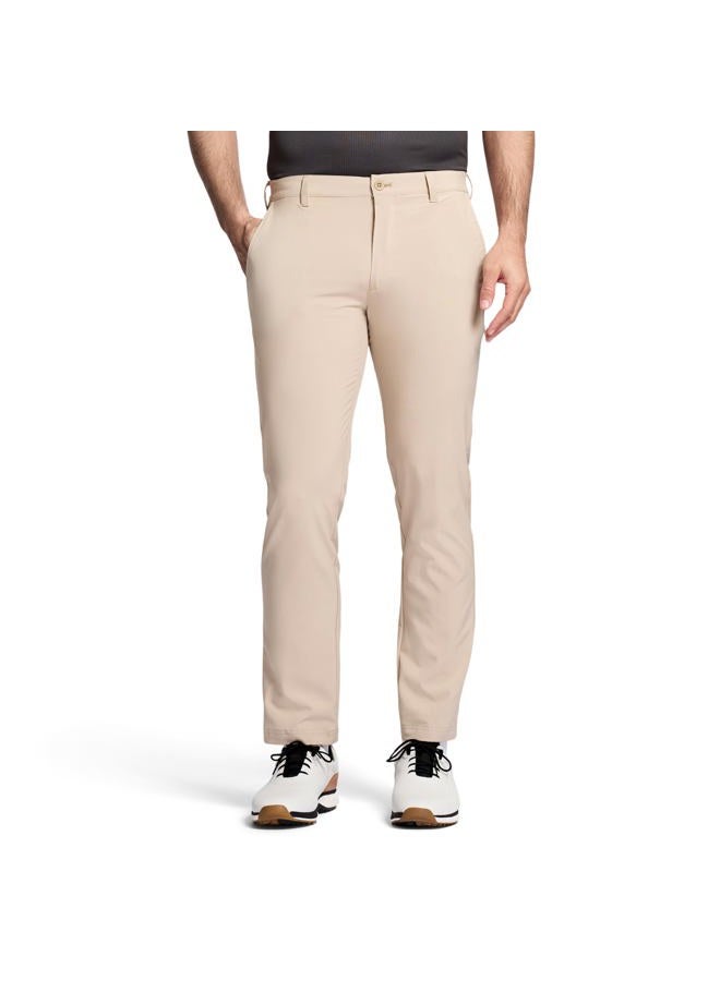 IZOD Men's Golf Swingflex Slim Fit Pant Casual, R. Khaki, 32W / 30L - Image 1