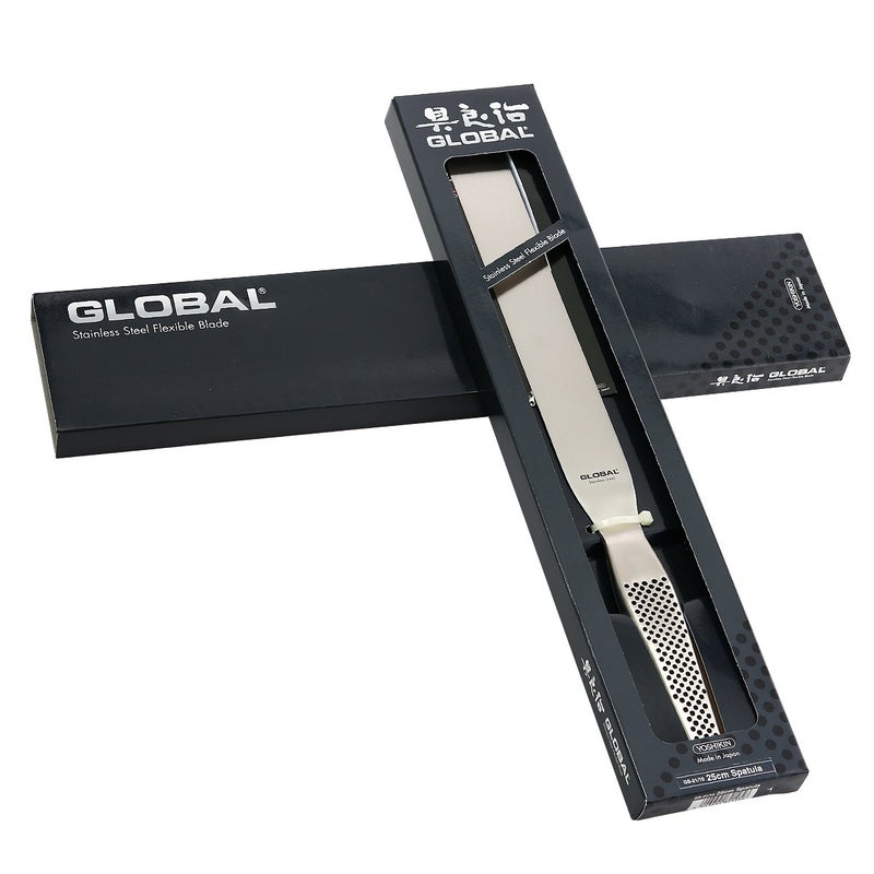 Global 10 inch Straight Spatula, Stainless Steel, GS-21/10 - Image 4