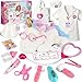 Alritz Unicorn Doctor Kit for Girls Pretend Play Toys with Stethoscope Carrying Bag Vet Costume Kids Doctors Play Set for Ages 3 4 5 Birthday Ideas - Image 2
