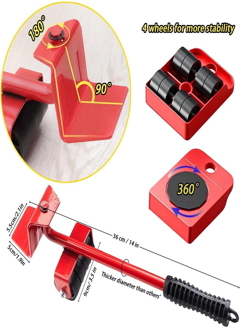 Generic - Heavy Duty Furniture Lifter, Furniture Lift Mover Tool Set, Roller Steel Furniture Mover for Easy Safe Moving Sofas Couch Washer - Image 1