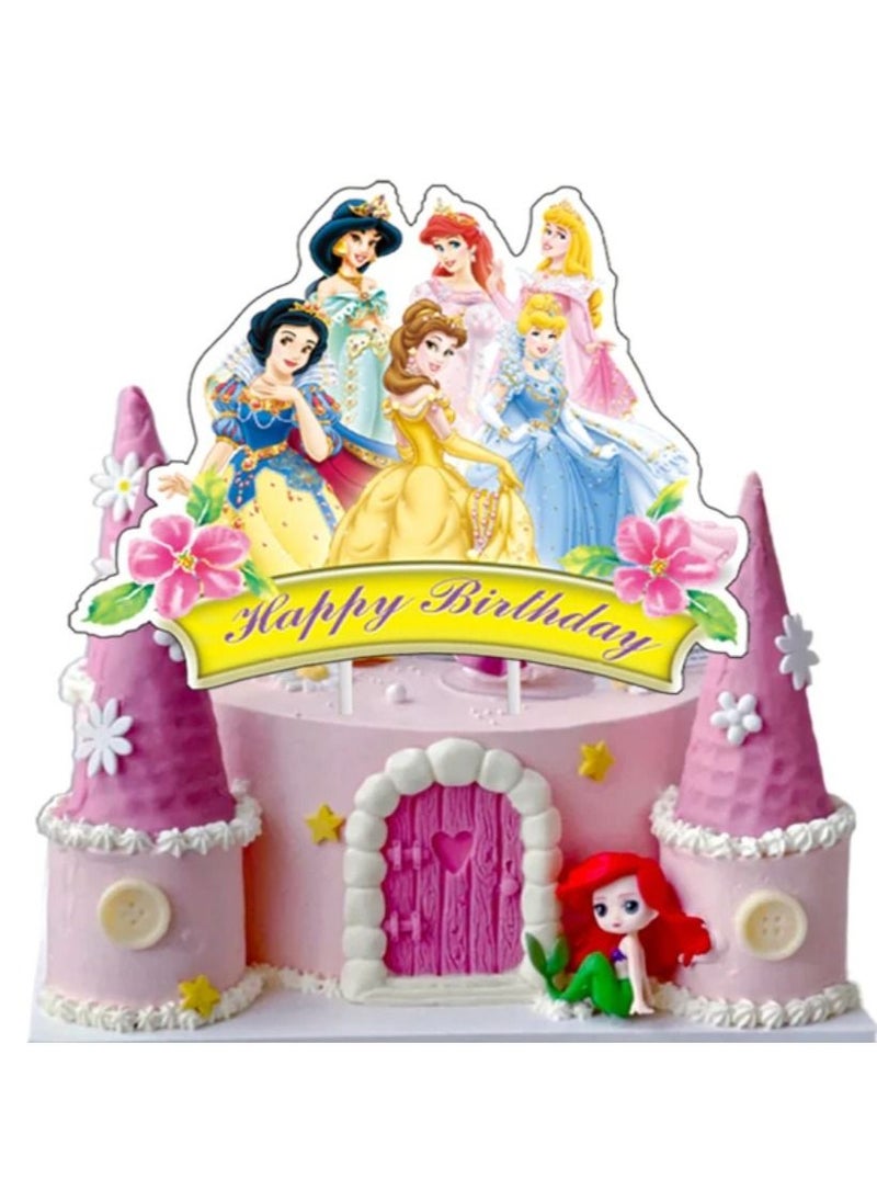 Tamona 1-Piece Princess Birthday Cake Decoration Topper  - Image 1