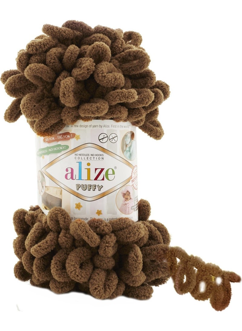 ALIZE - Puffy - 321 Brown Mocha - Image 1