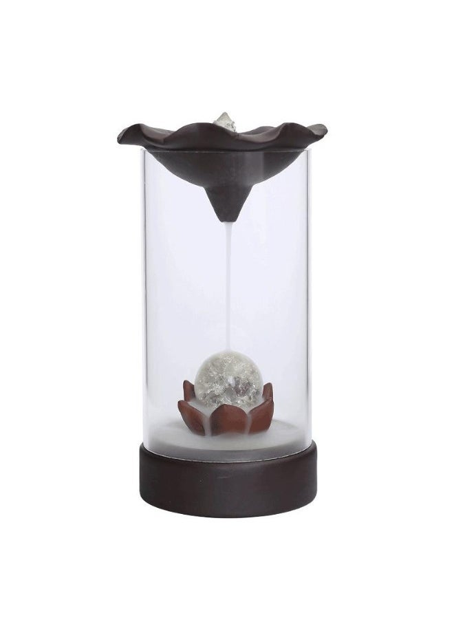 Aromatherapy Stove Home Decor Decoration Purple Clay Reverse Flow Incense Stove Lotus Shaped Best Gift 