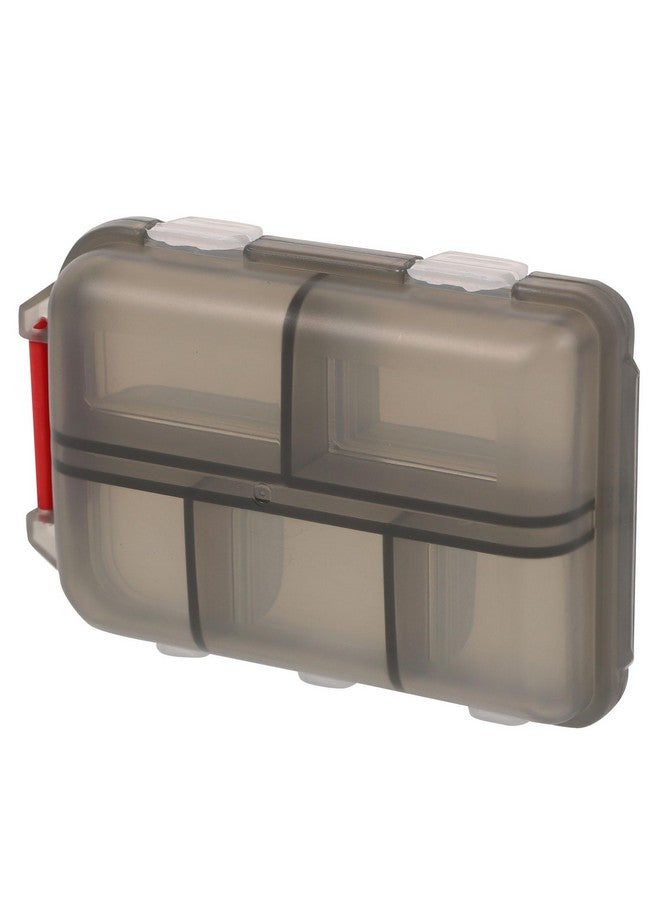 ARTIBETTER 10 Compartment Portable Medicine Box Double Layer Pill Case Travel Organizer with Secure Seal for Home Camping Office Mini Storage Container Grey - Image 3