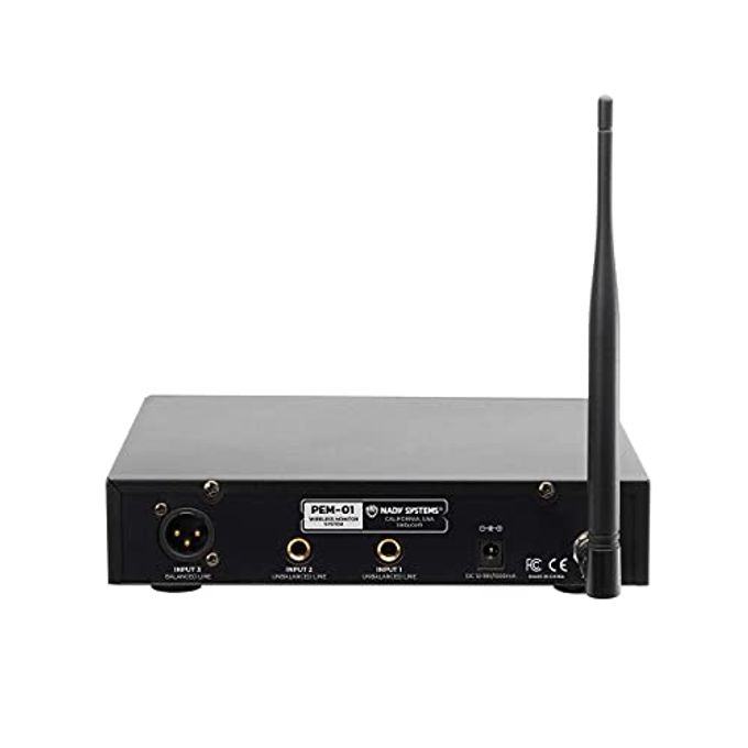 Nady Pem-01 Uhf 16-Channel Wireless Professional In-Ear Monitor System With Eb-6 Earbud Headphones - Image 3